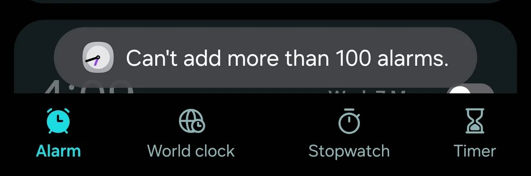 samsung galaxy s24 ultra 100 alarm limit samsung galaxy s24 ultra 100 alarm limit