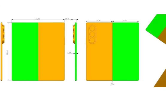 Galaxy Z Fold 7 leaked design files thin 1