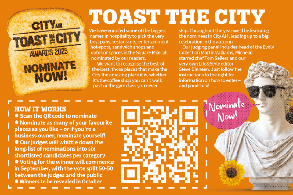 Toast the City: Nominate your favourite City spots here!