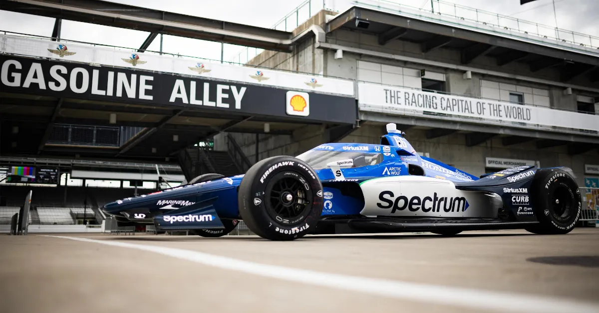 Spectrum serves as the primary sponsor of the Number 66 Honda Indy car driven by Marcus Armstrong of Meyer Shank Racing. (Courtesy photo)