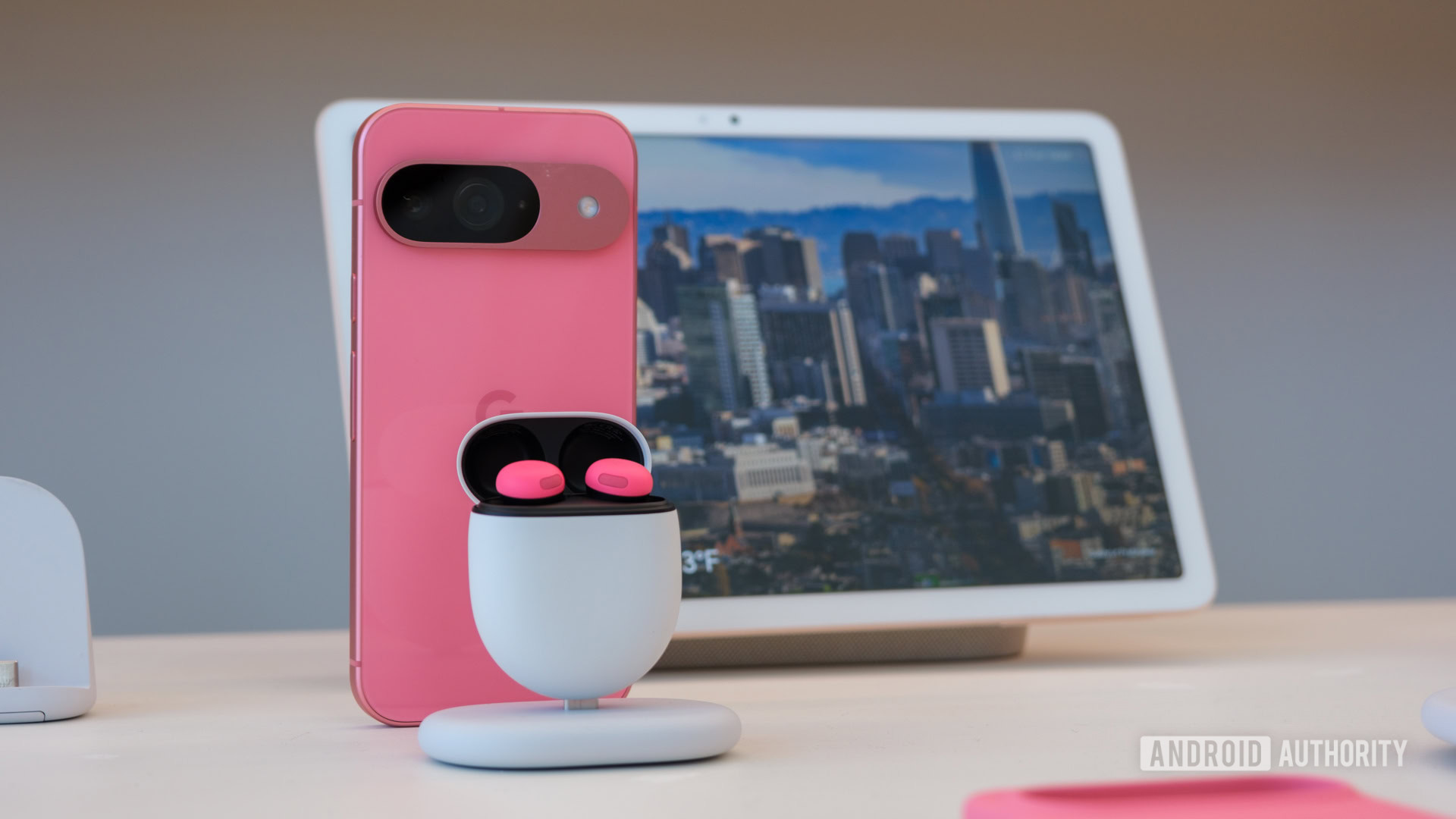 Google Pixel 9 Pro with Pixel Buds Pro 2 and Nest Hub Google Pixel 9 Pro with Pixel Buds Pro 2 and Nest Hub