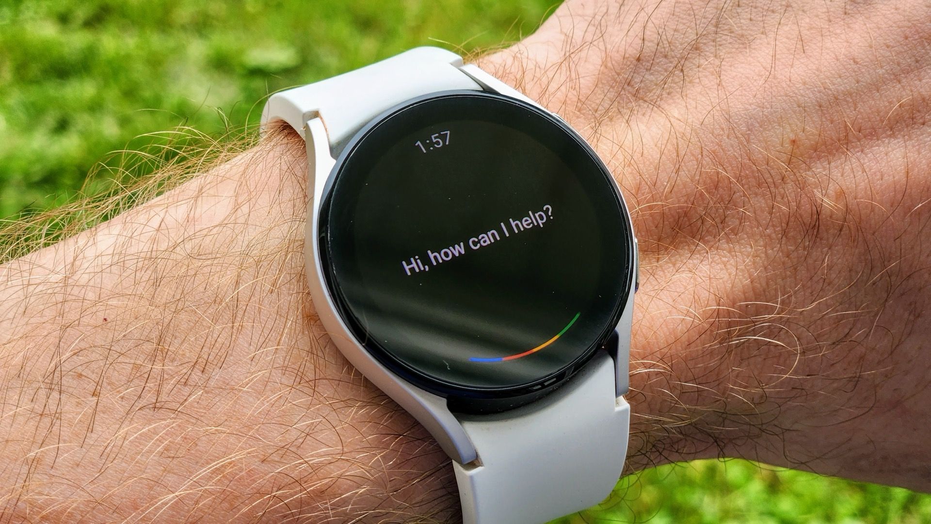 Google Assistant on Galaxy Watch.