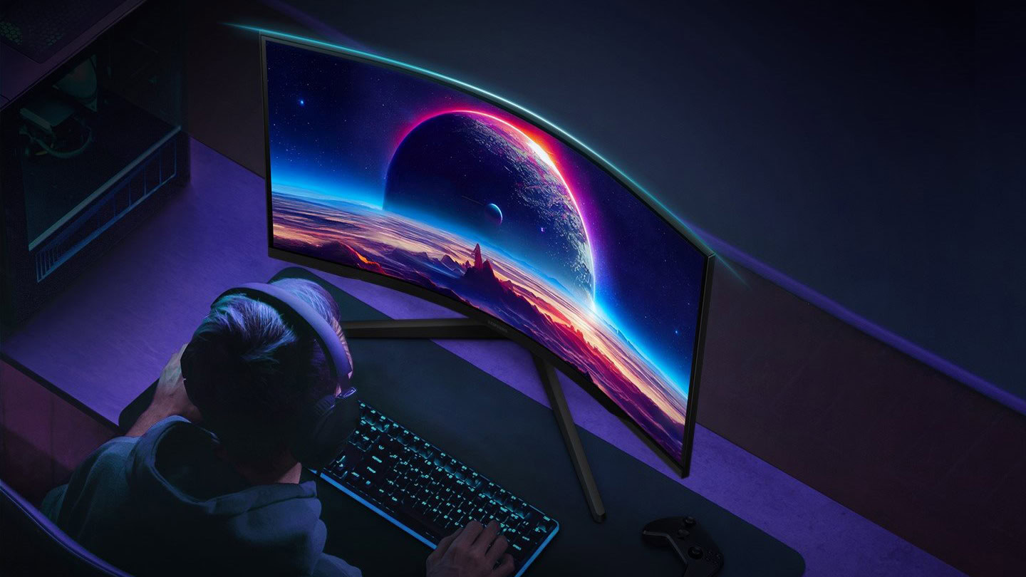 Samsung Odyssey G55C monitor Samsung Odyssey G55C monitor