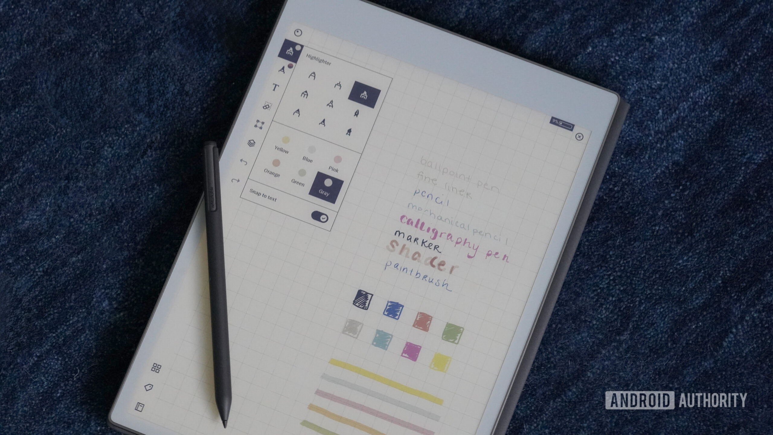 reMarkable Paper Pro pens colors A reMarkable Paper Pro user tests out the device's pens and colors.
