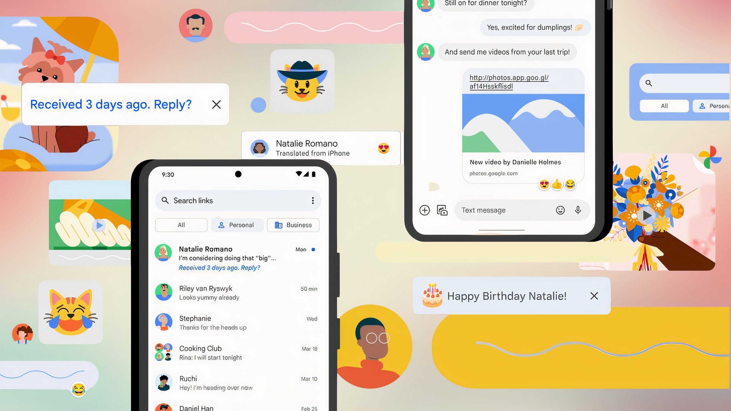 Google Messages promo image