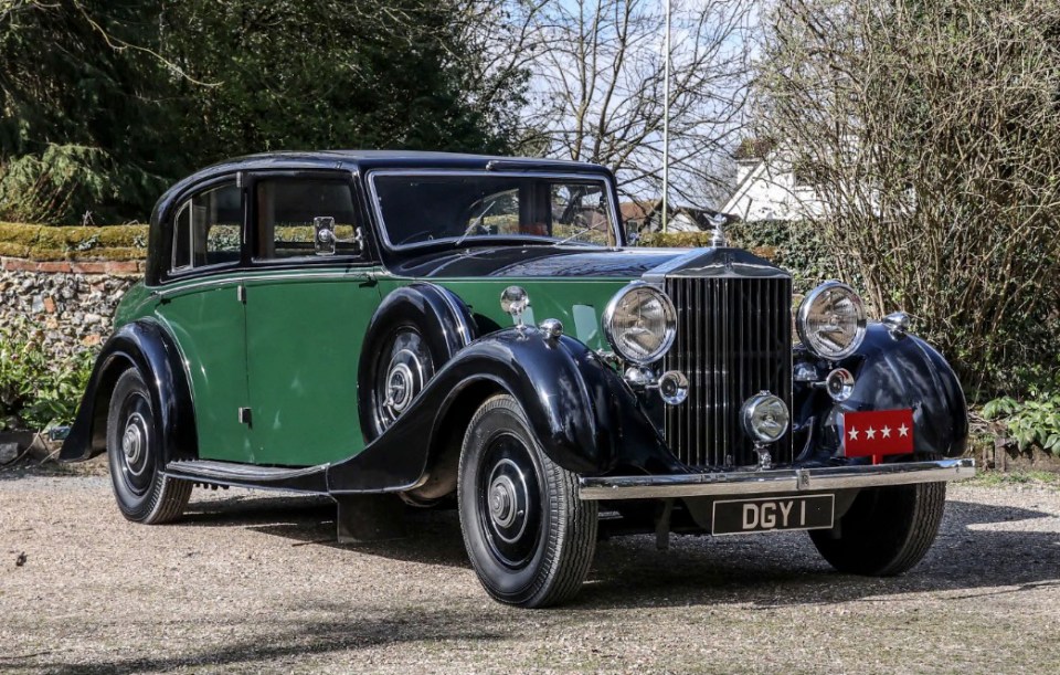 Winston Churchill's 1936 Rolls-Royce Phantom III.