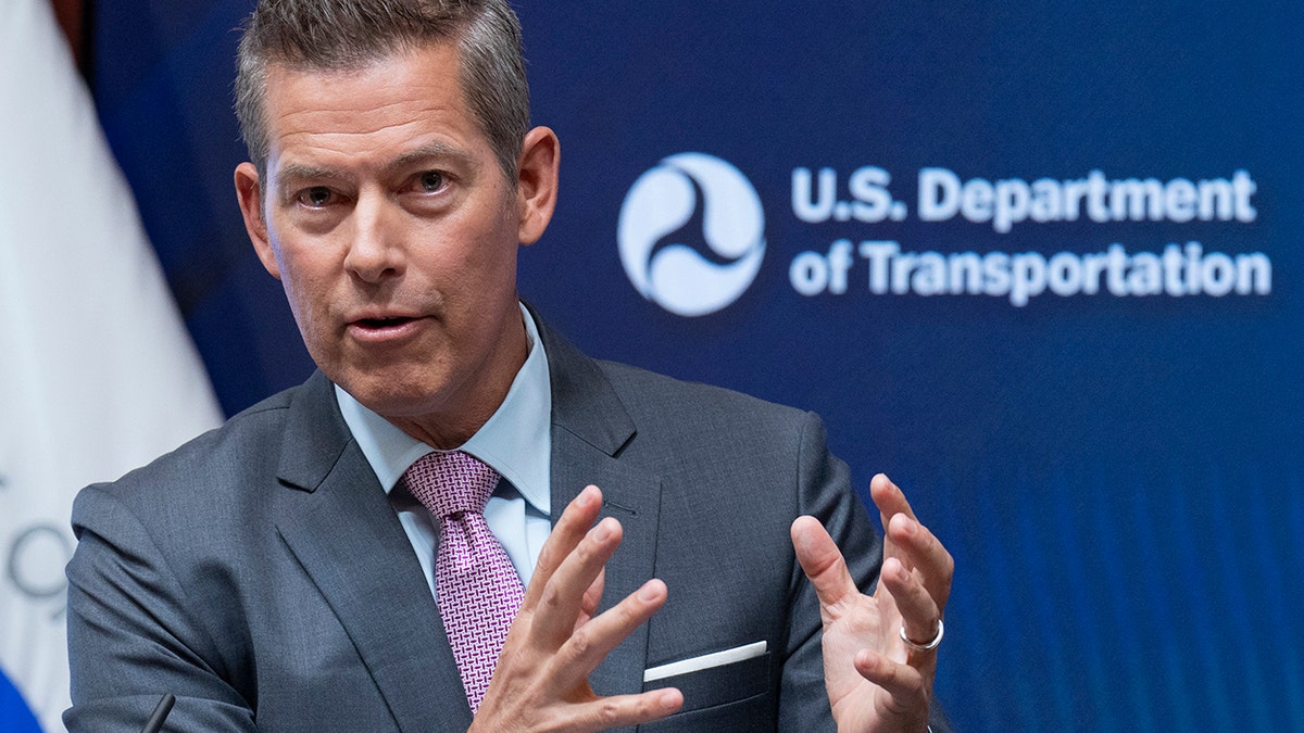 Transportation Secretary Sean Duffy speaking