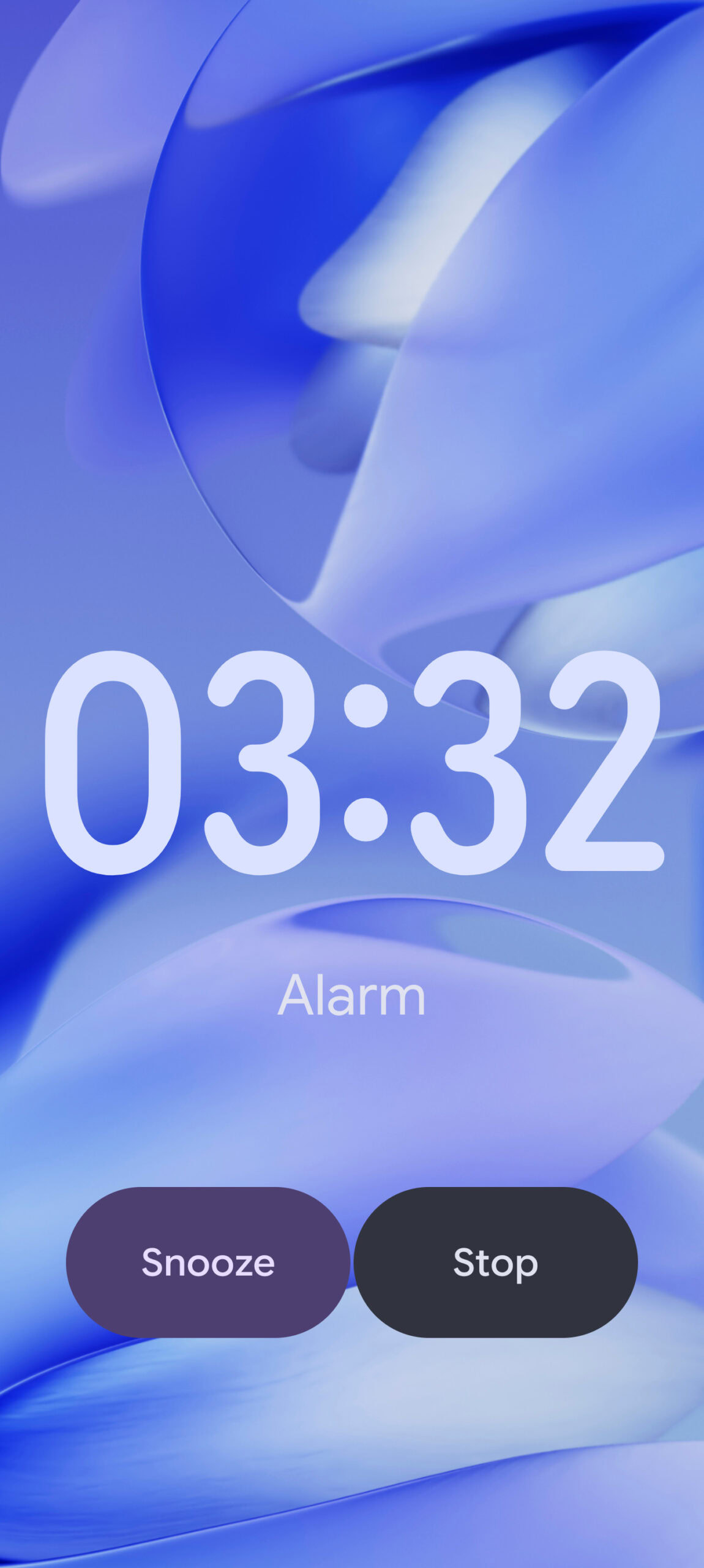 Google Clock Expressive alarm dismiss