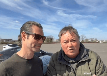 Mike Brewer and Edd China from Wheeler Dealers.