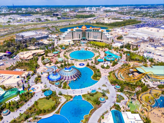 Epic Universe under construction in Orlando, Florida