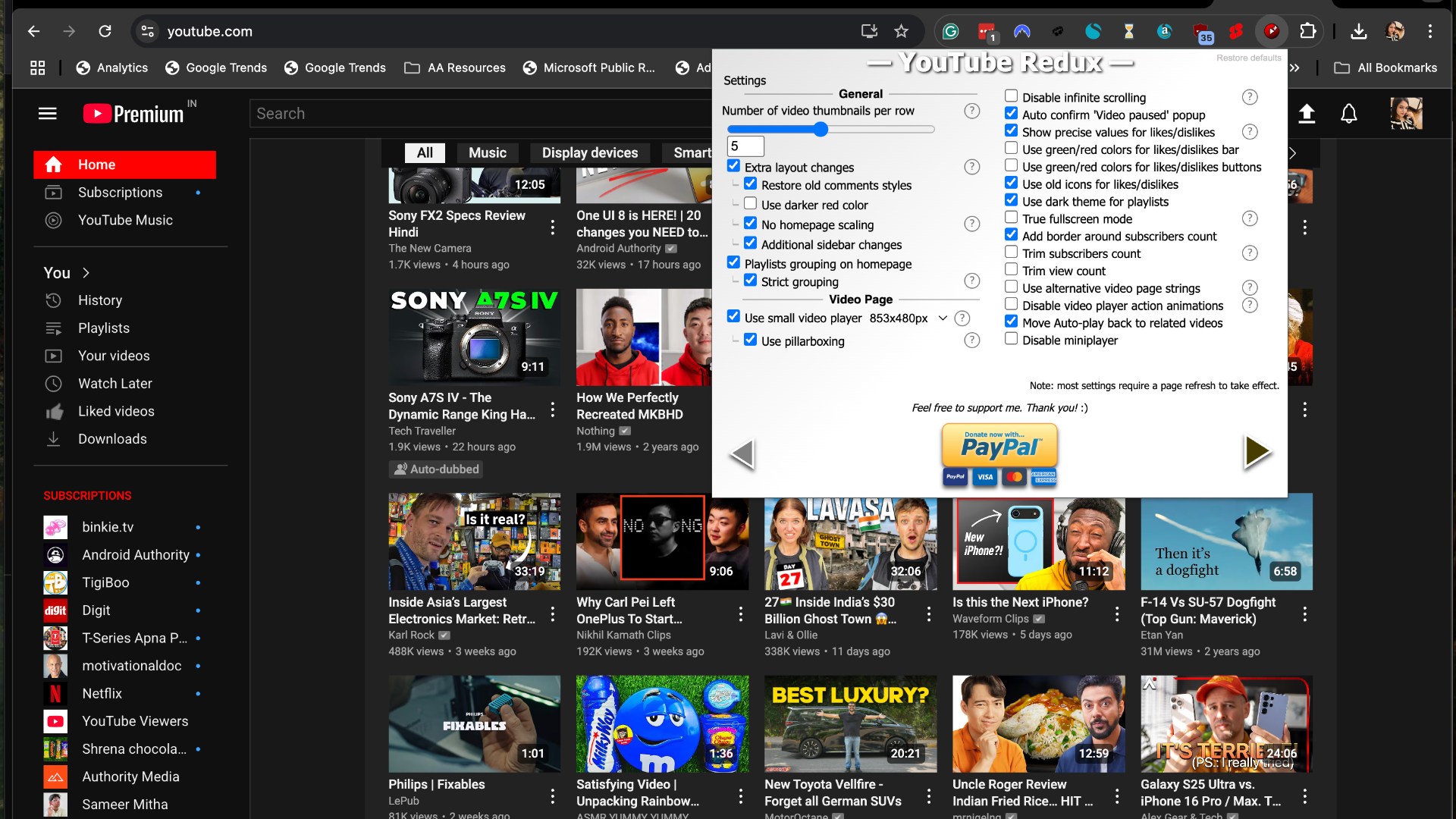 YouTube Redux Chrome extension YouTube Redux Chrome extension