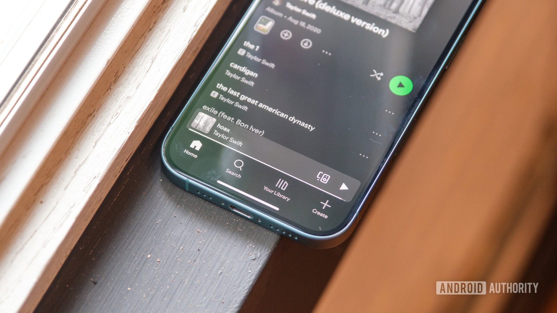 Spotify interface bottom tabs Spotify interface bottom tabs