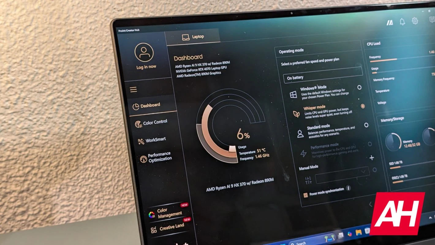 ASUS P16 Review AH 6