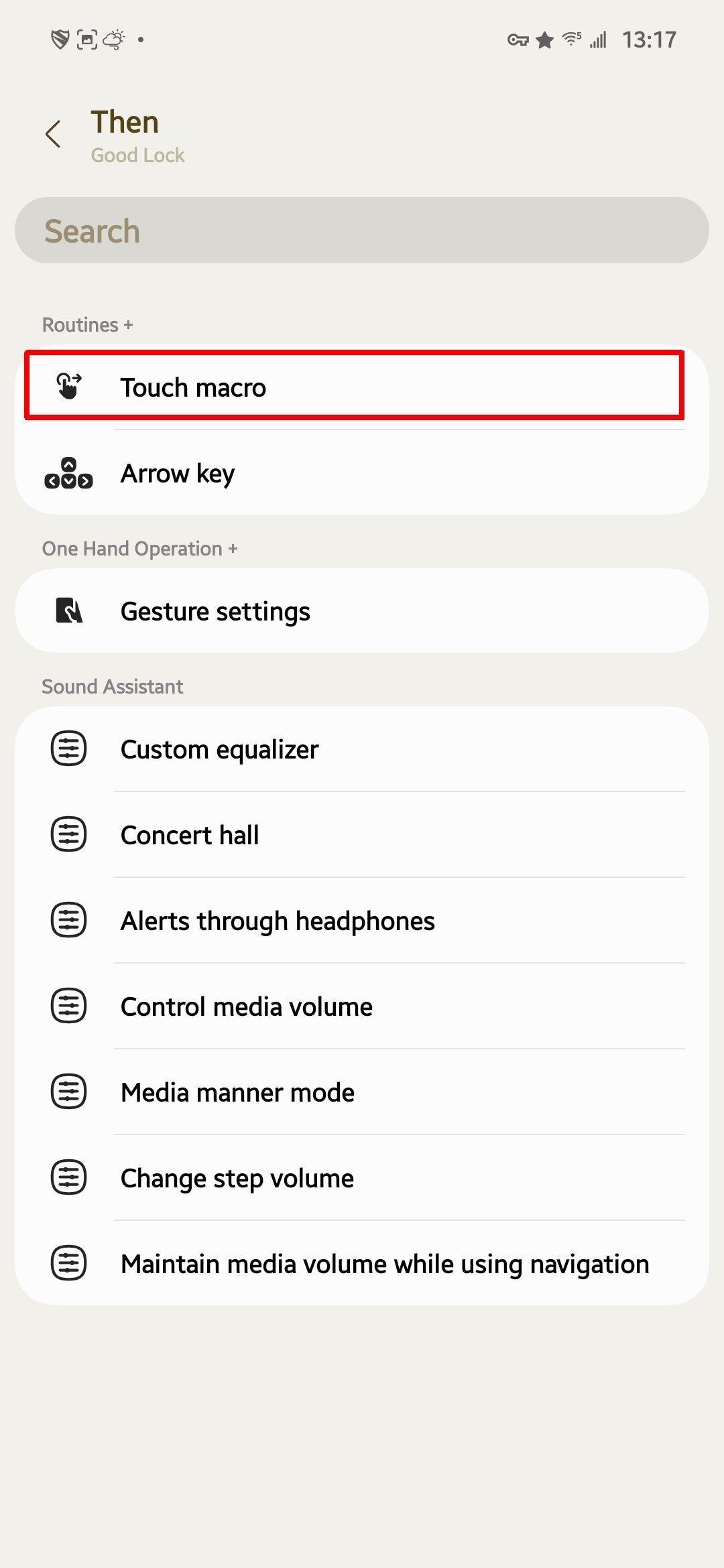 samsung modes and routines play store macro 6