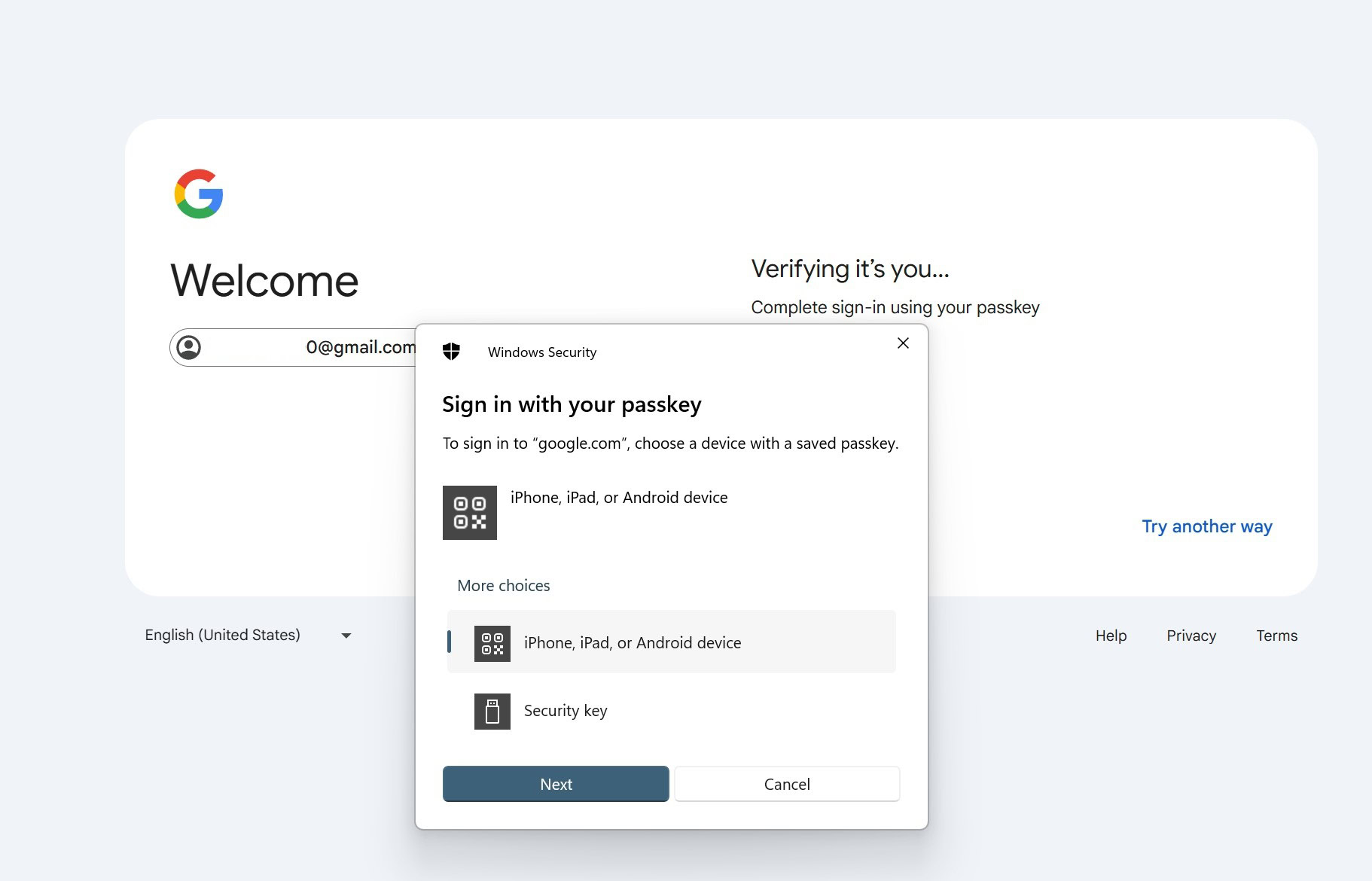 google login passkey prompt google login passkey prompt