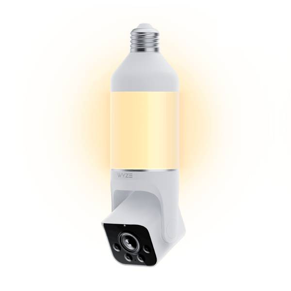 Wyze Bulb Cam on white background