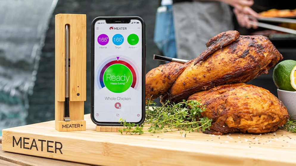 Meater Plus with chicken