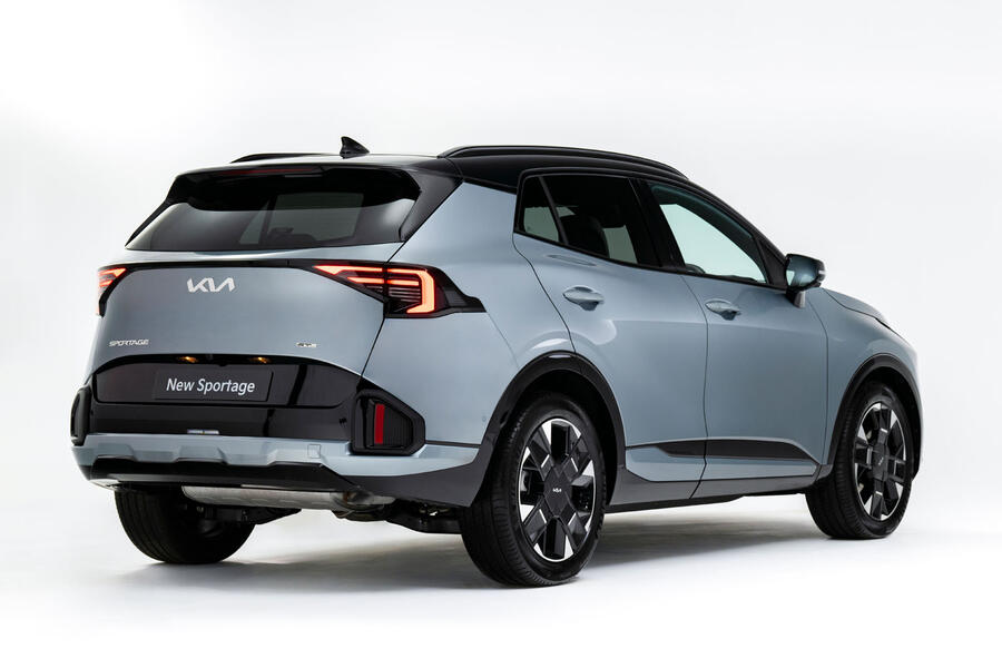 Kia Sportage facelift – rear quarter static