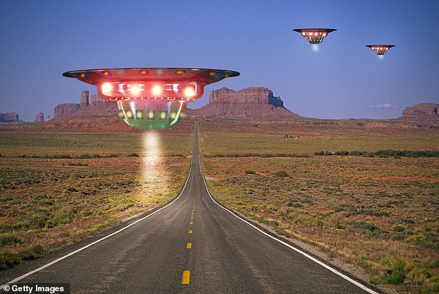 Psychic and UFO tour guide John Polk, 56, told DailyMail.com that he sees extraterrestrial activity nightly from his home in Sedona