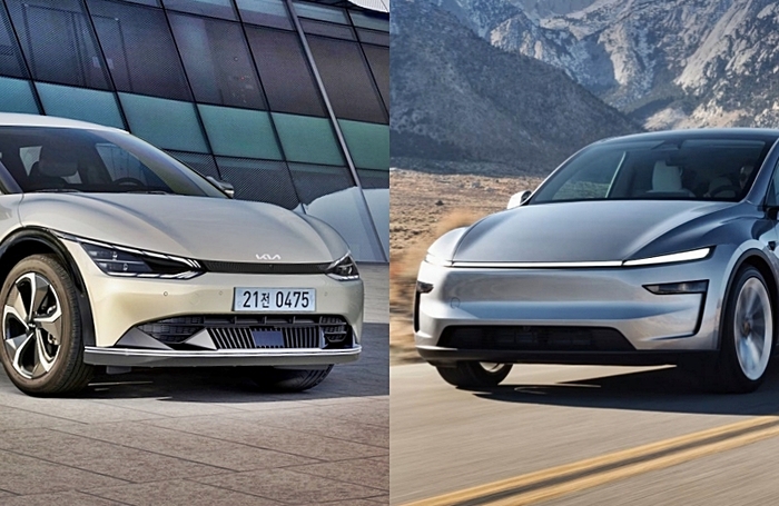EV6 and Model Y [Photo source = Kia, Tesla/Edit]