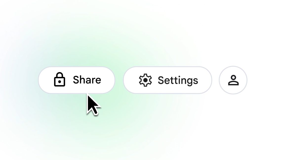 Share button NotebookLM